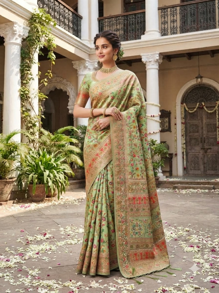 Royal Heirloom Pashmina Silk Saree