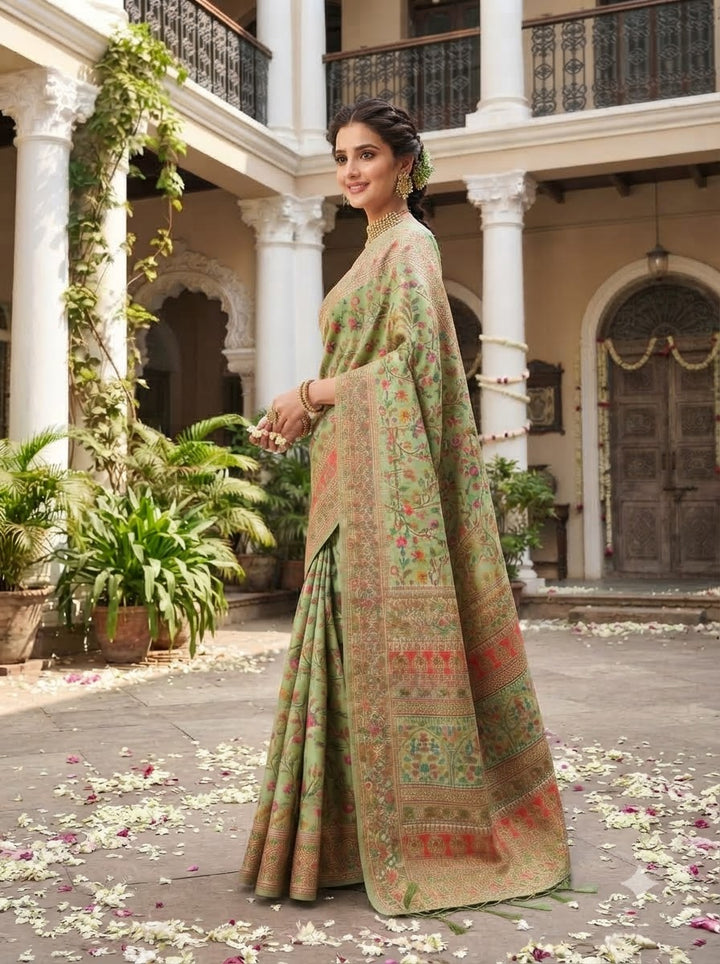 Royal Heirloom Pashmina Silk Saree