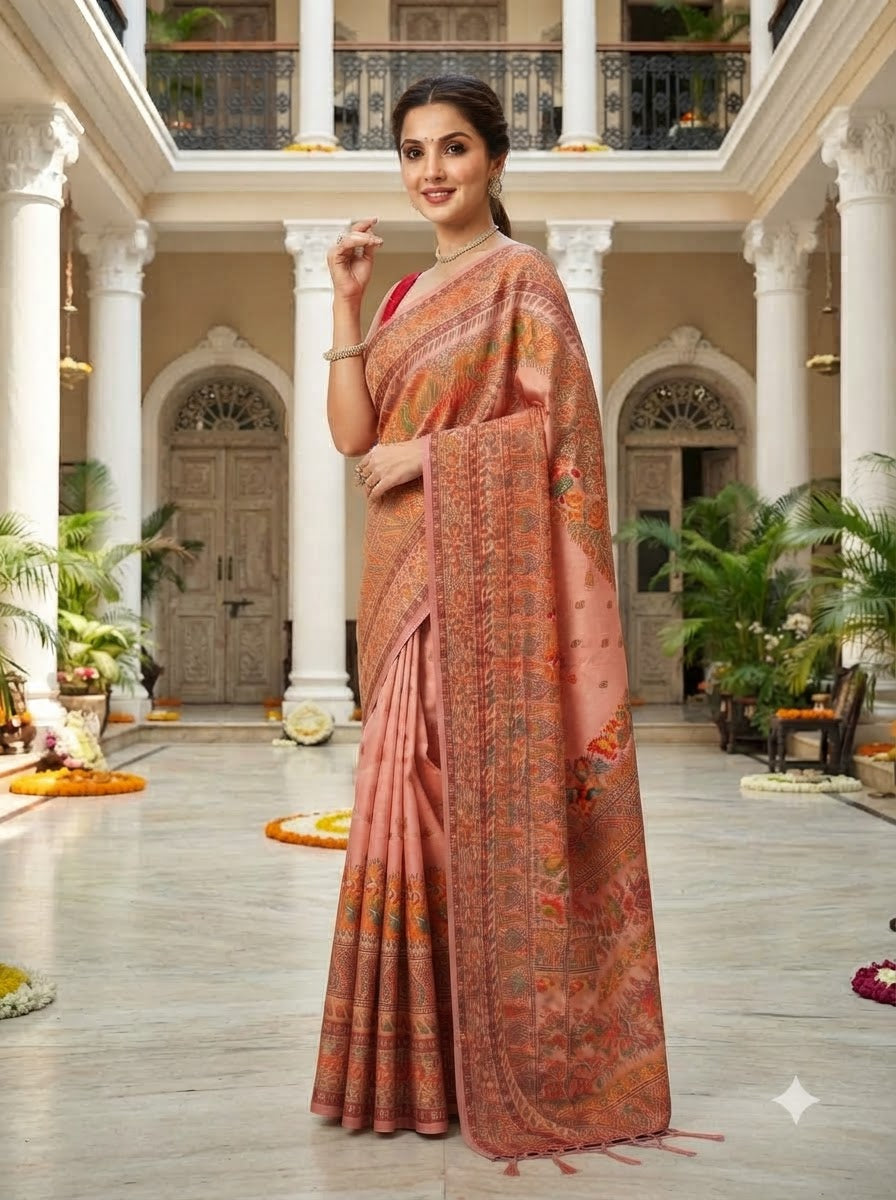 Royal Heirloom Pashmina Silk Saree