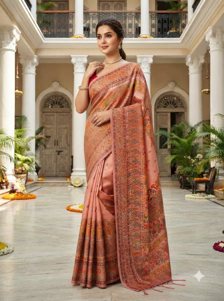 Royal Heirloom Pashmina Silk Saree