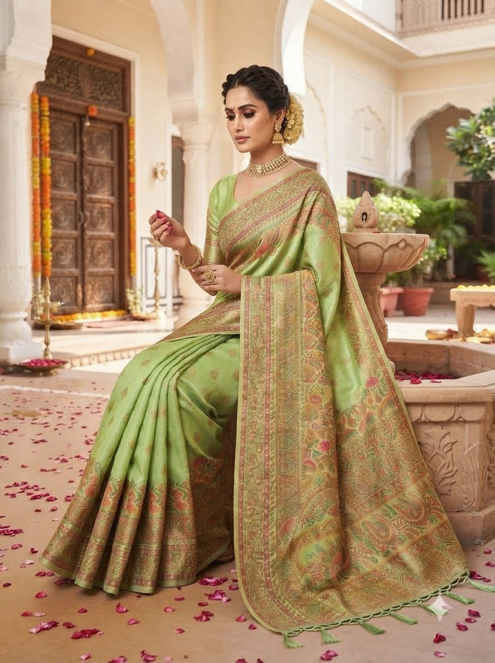 Royal Heirloom Pashmina Silk Saree