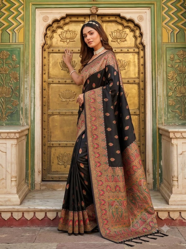 The Story of Her Pashmina Silk Saree