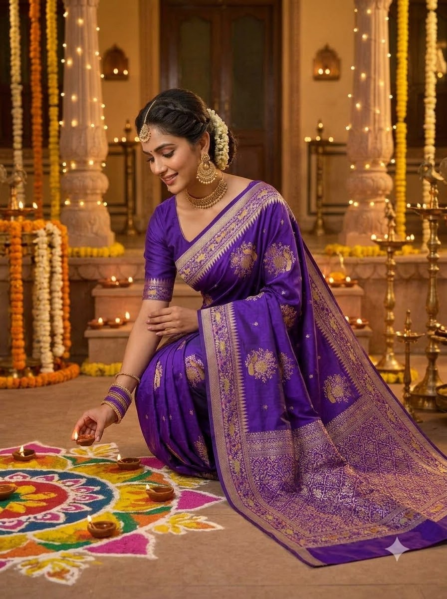 Fairytale Moment Khadi Silk Saree