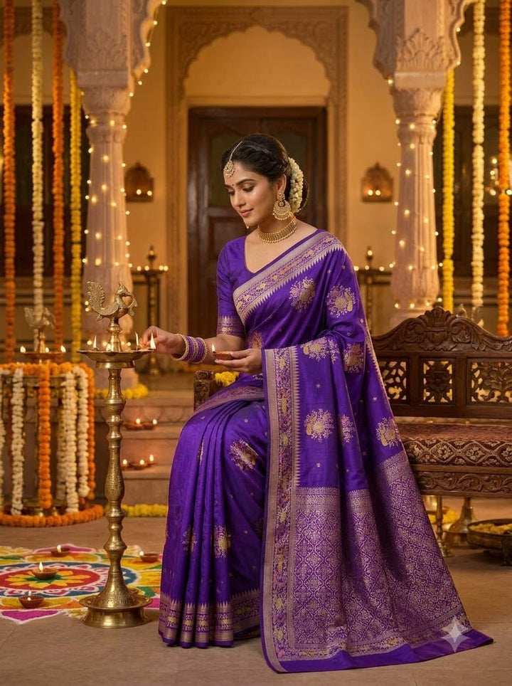 Fairytale Moment Khadi Silk Saree