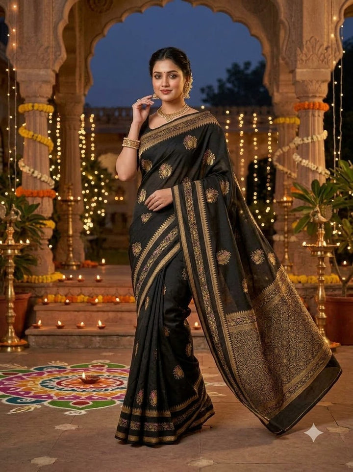 Fairytale Moment Khadi Silk Saree