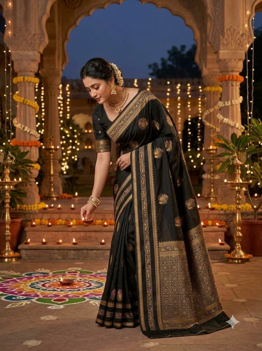 Fairytale Moment Khadi Silk Saree
