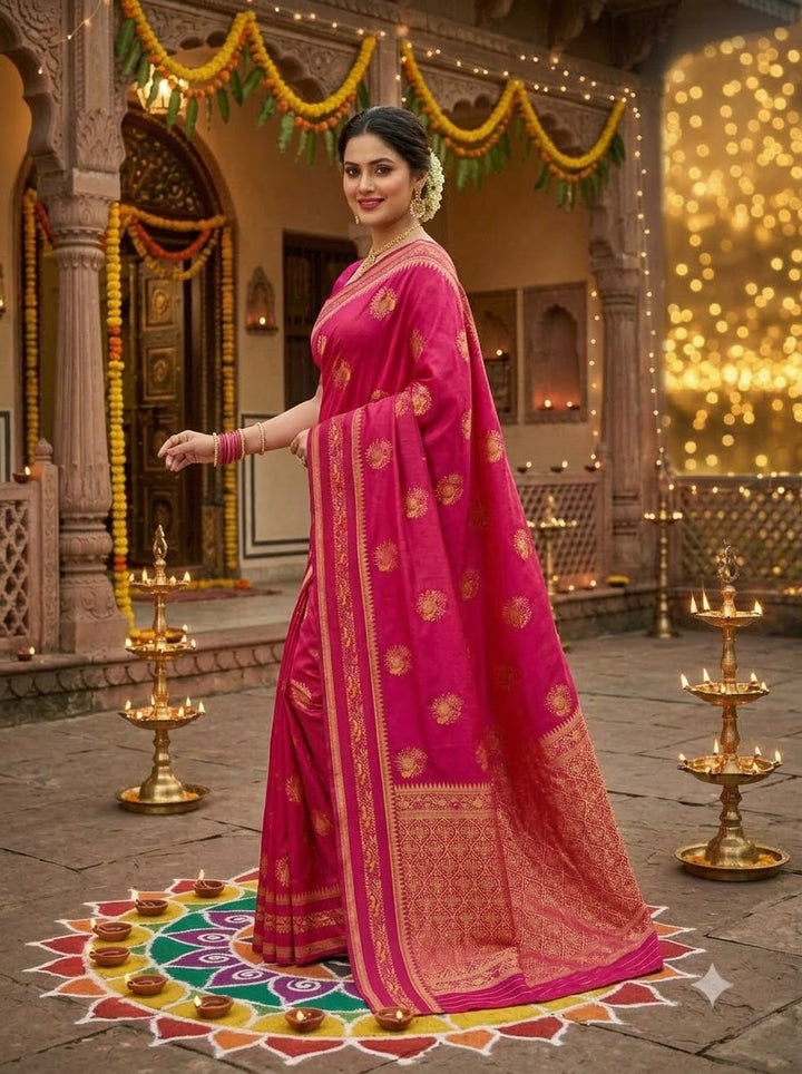 Fairytale Moment Khadi Silk Saree