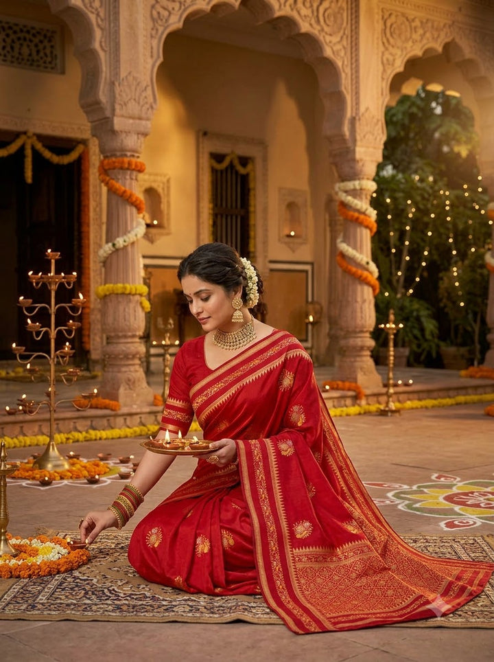 Fairytale Moment Khadi Silk Saree