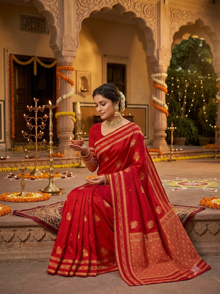 Fairytale Moment Khadi Silk Saree