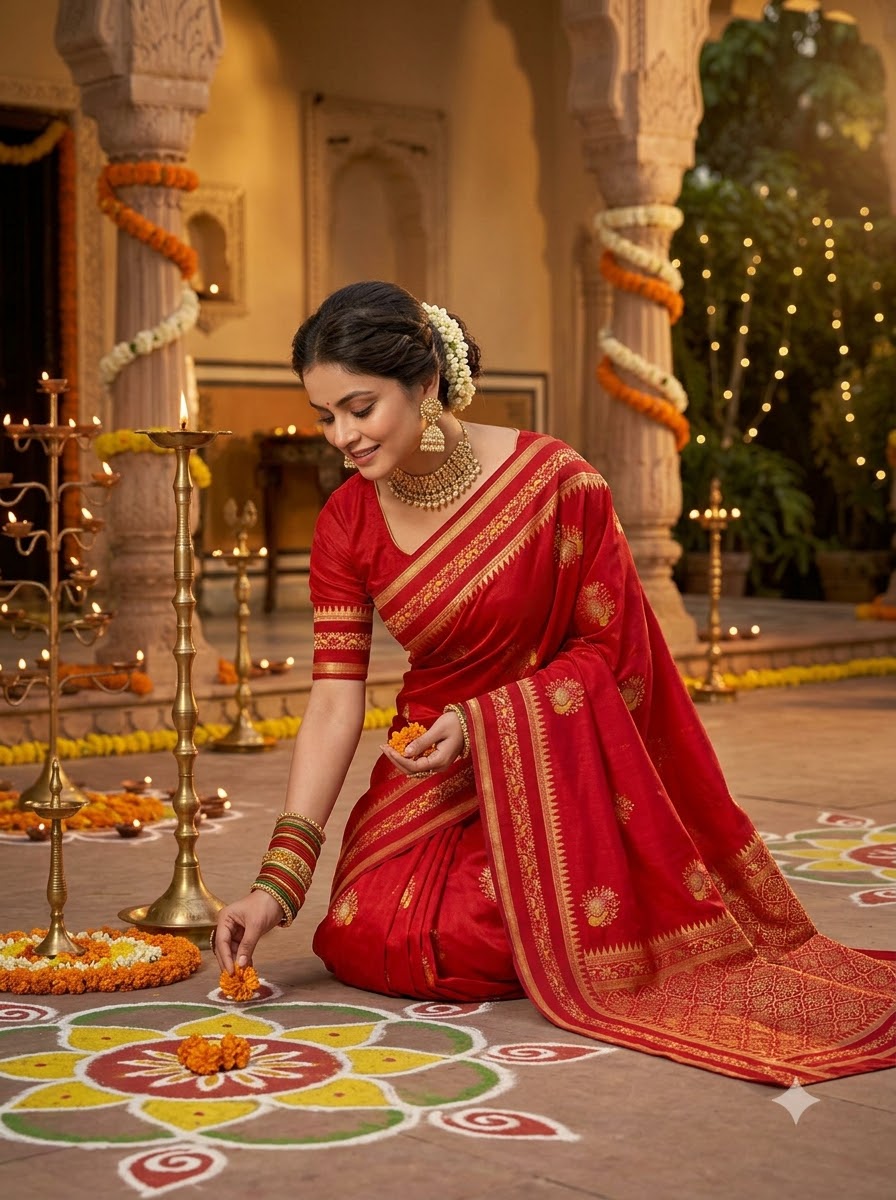 Fairytale Moment Khadi Silk Saree