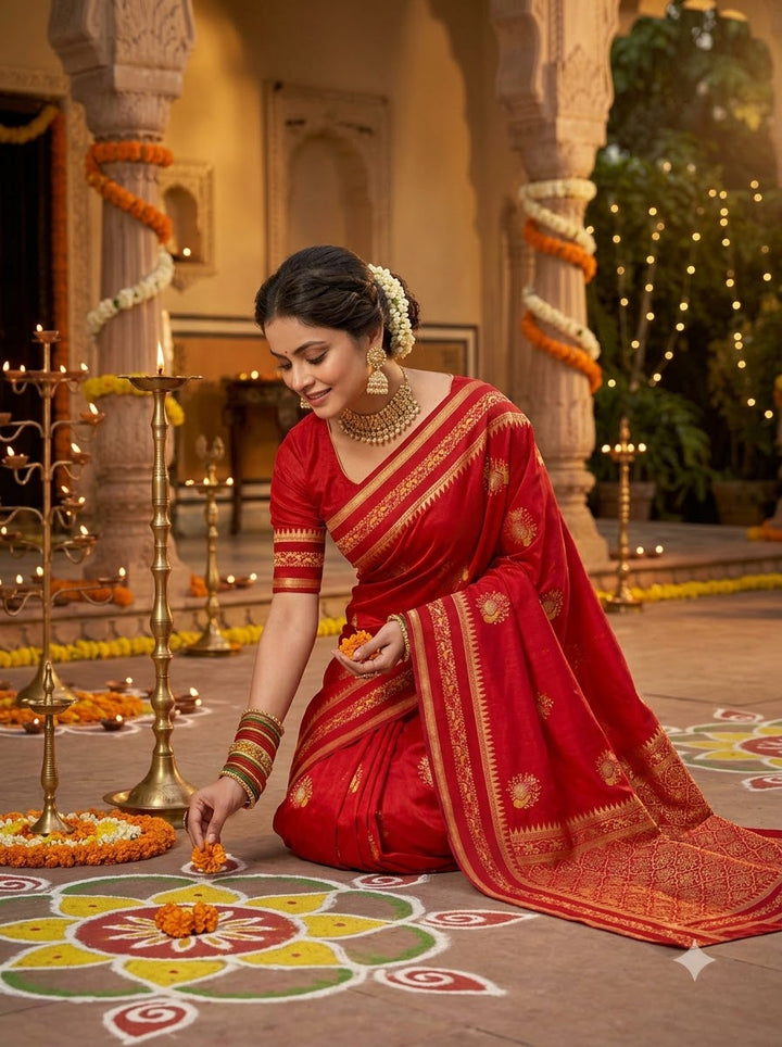 Fairytale Moment Khadi Silk Saree