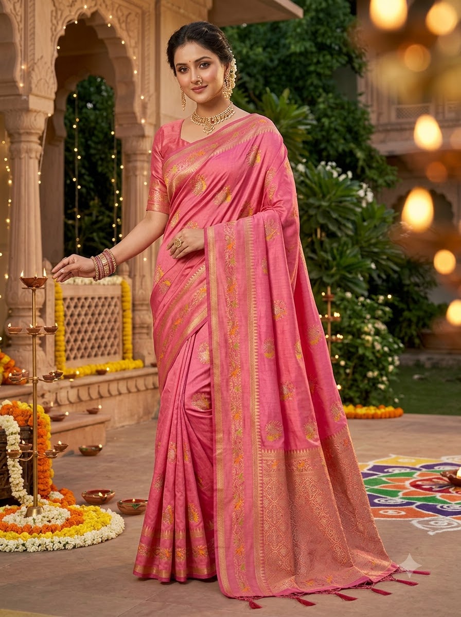 Fairytale Moment Khadi Silk Saree