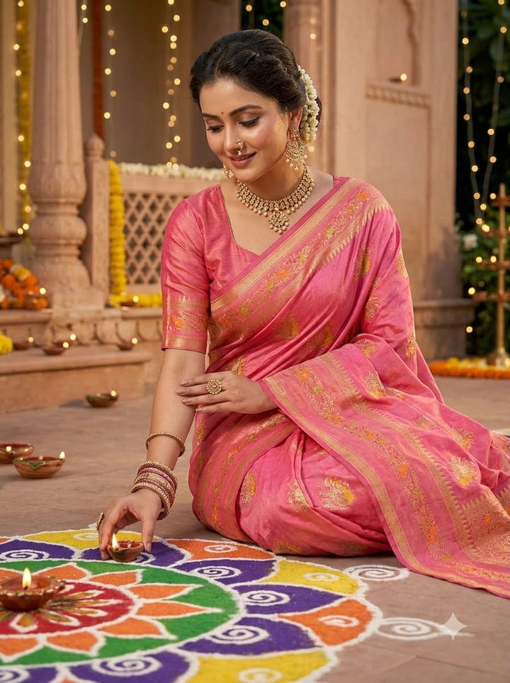 Fairytale Moment Khadi Silk Saree
