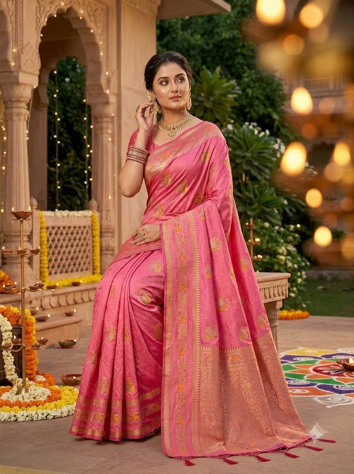 Fairytale Moment Khadi Silk Saree