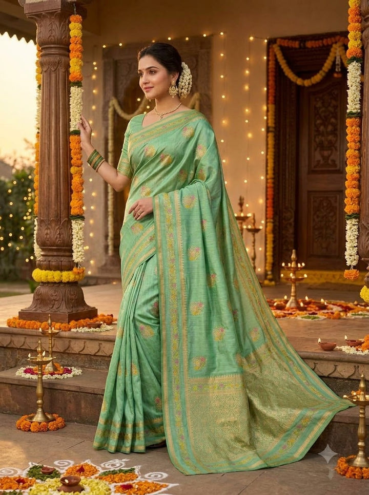 Fairytale Moment Khadi Silk Saree