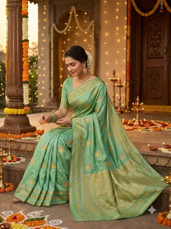 Fairytale Moment Khadi Silk Saree