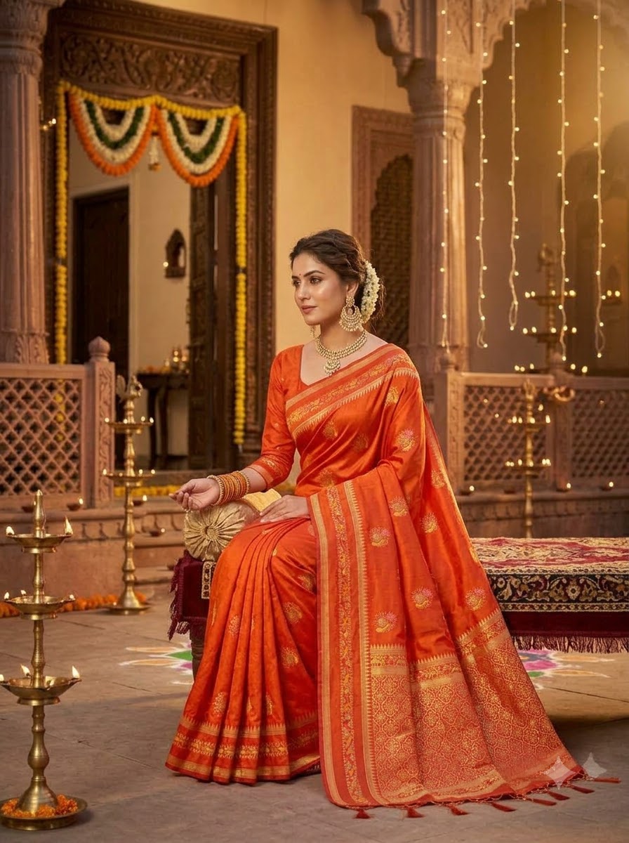 Fairytale Moment Khadi Silk Saree
