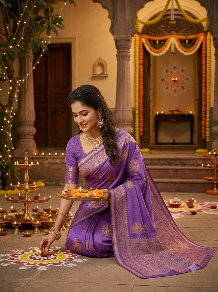 Fairytale Moment Khadi Silk Saree