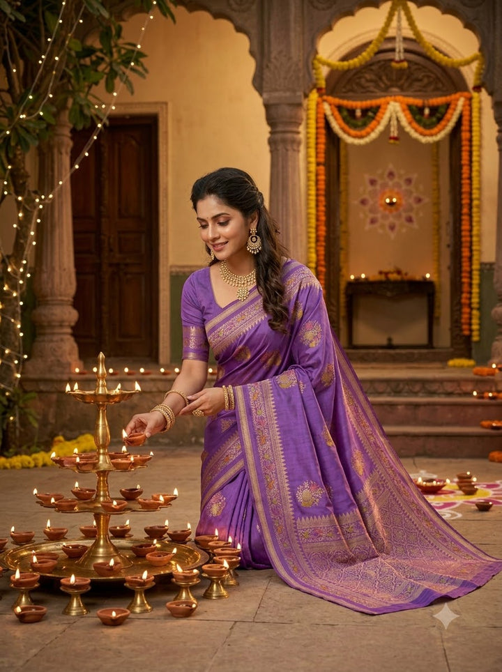 Fairytale Moment Khadi Silk Saree