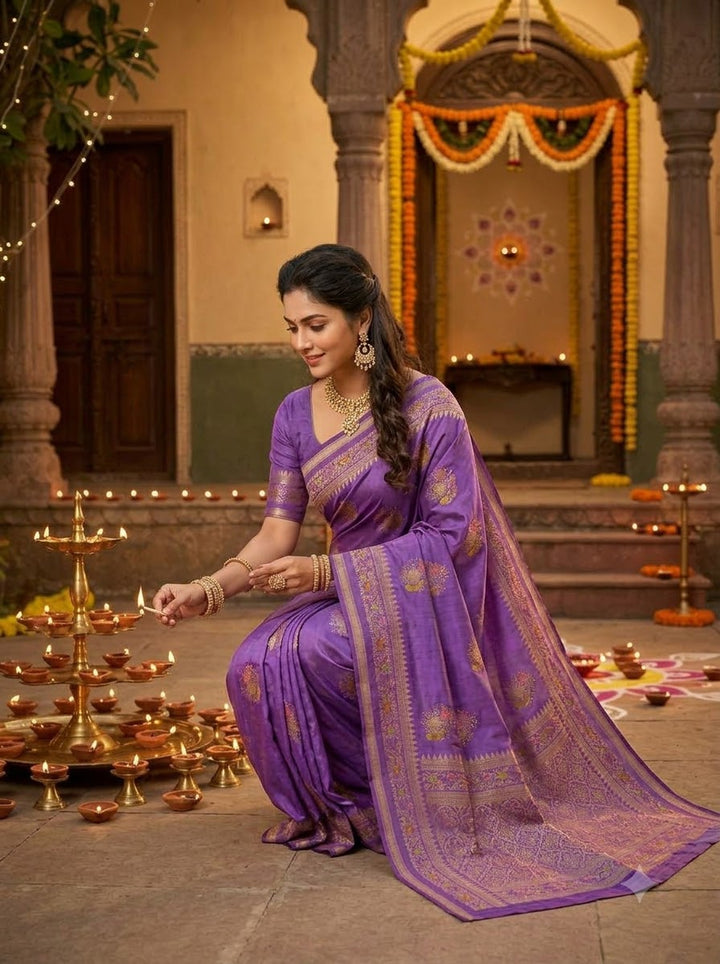Fairytale Moment Khadi Silk Saree
