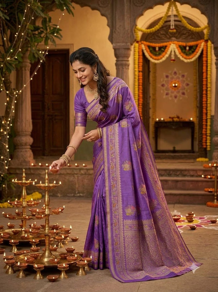 Fairytale Moment Khadi Silk Saree