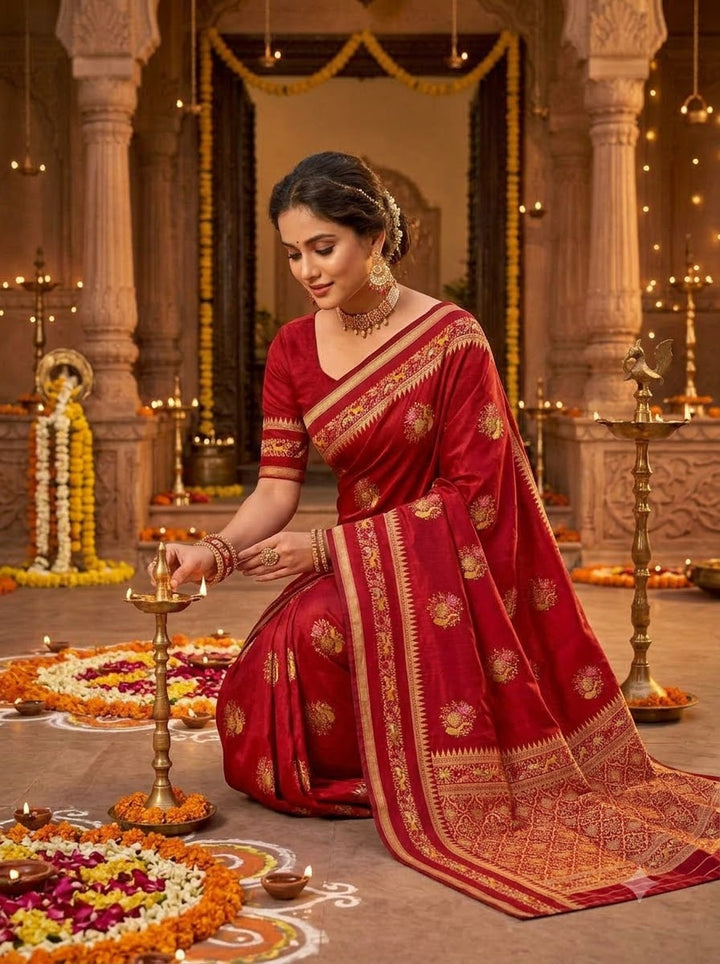 Fairytale Moment Khadi Silk Saree