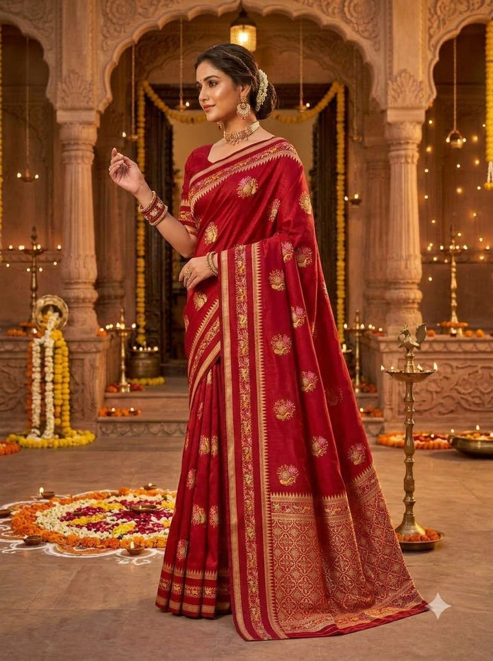 Fairytale Moment Khadi Silk Saree