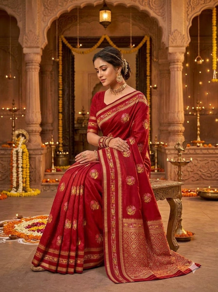 Fairytale Moment Khadi Silk Saree