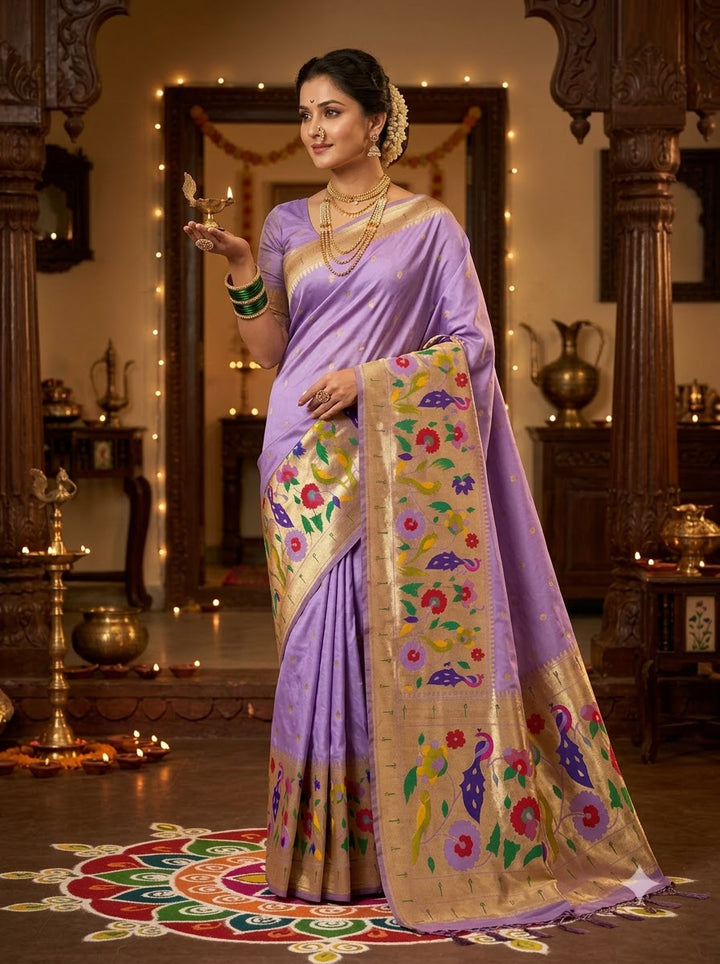 Shahi Kanjivaram Paithani Silk Saree