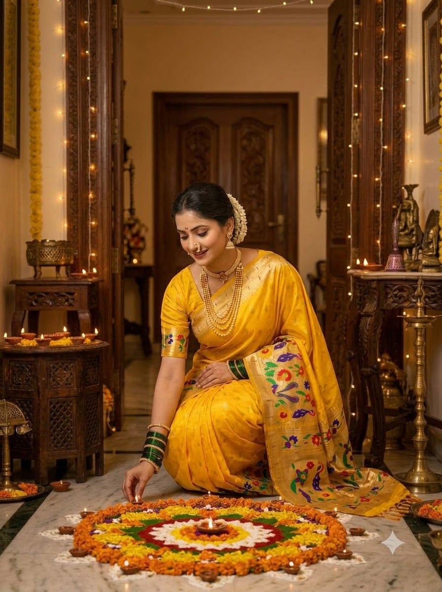 Shahi Kanjivaram Paithani Silk Saree