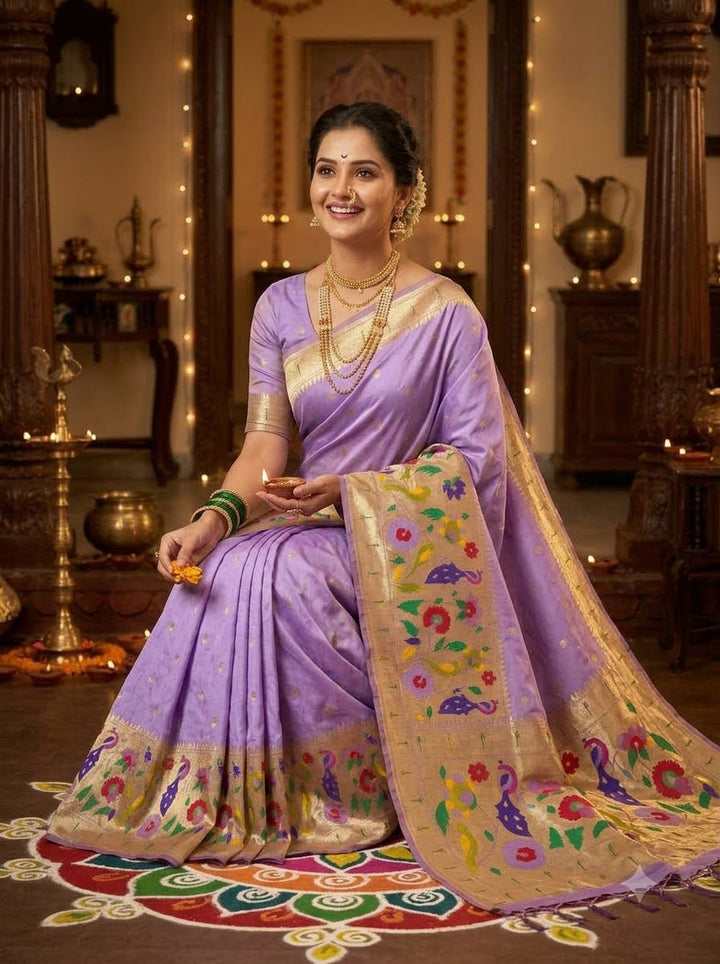 Shahi Kanjivaram Paithani Silk Saree
