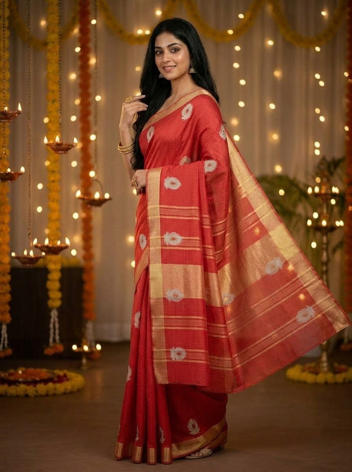 Soft Whisper- Linen Saree