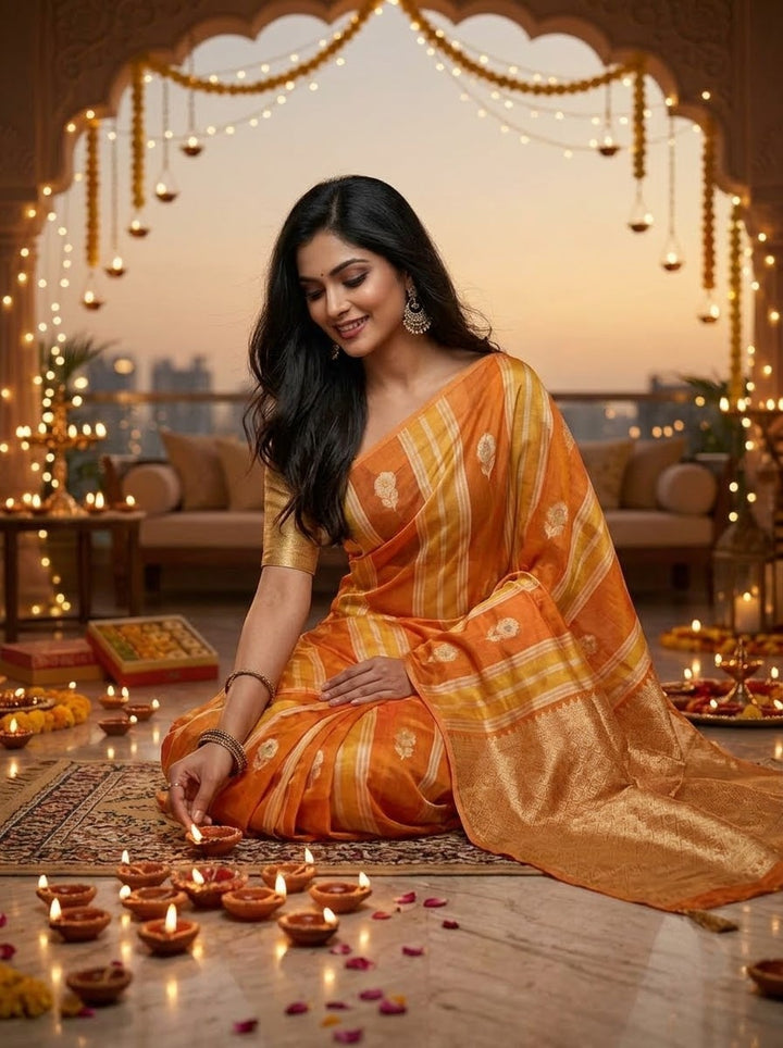 Close To You Banarasi Tissue Silk Saree
