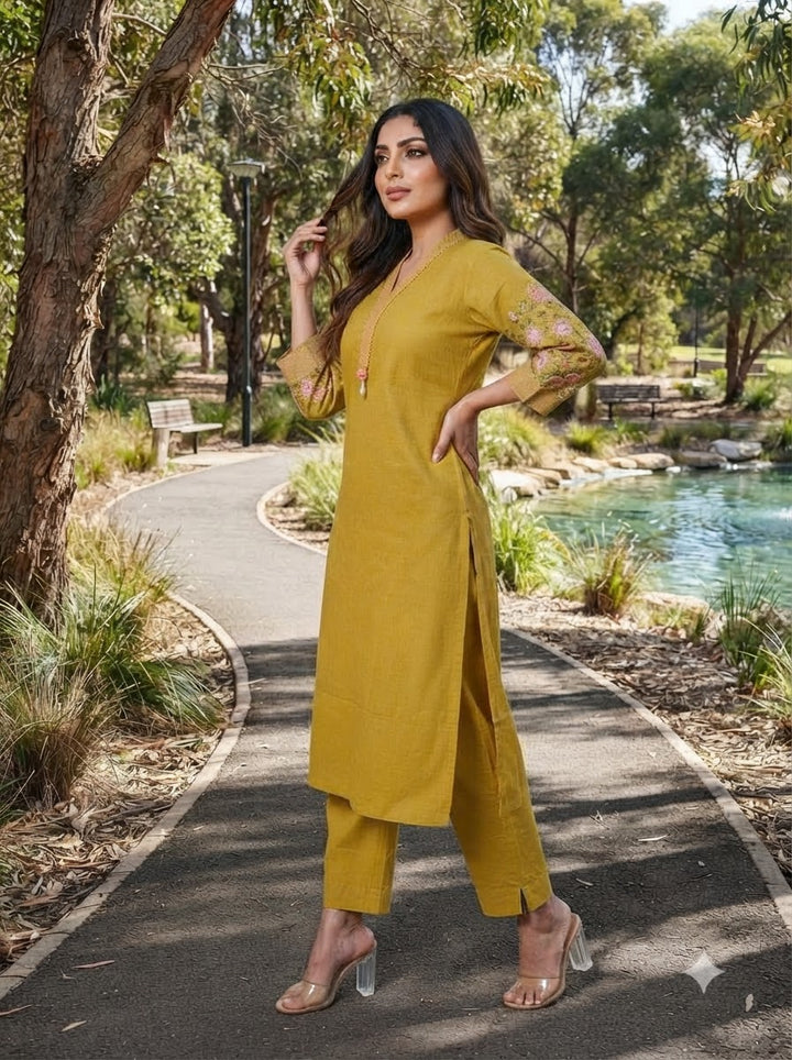 Mohana Cotton  Kurti Set