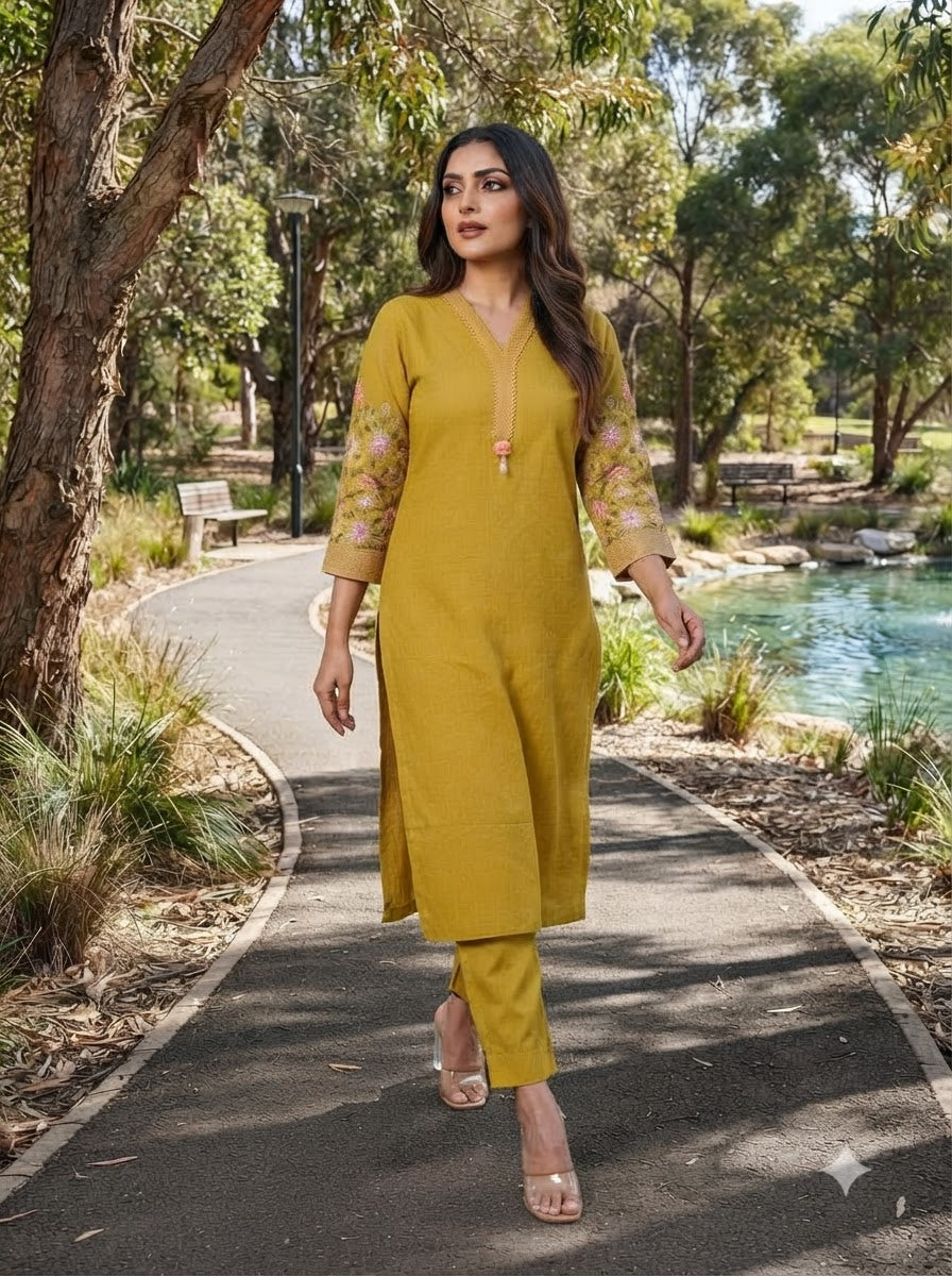 Mohana Cotton  Kurti Set