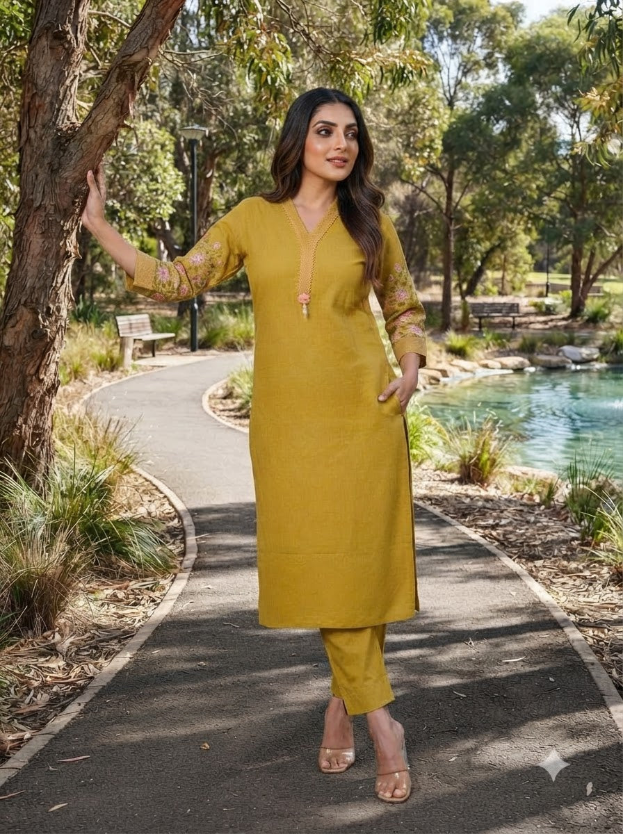 Mohana Cotton  Kurti Set