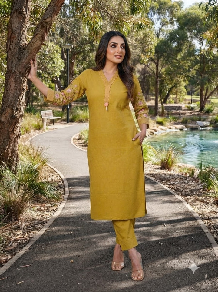 Mohana Cotton  Kurti Set