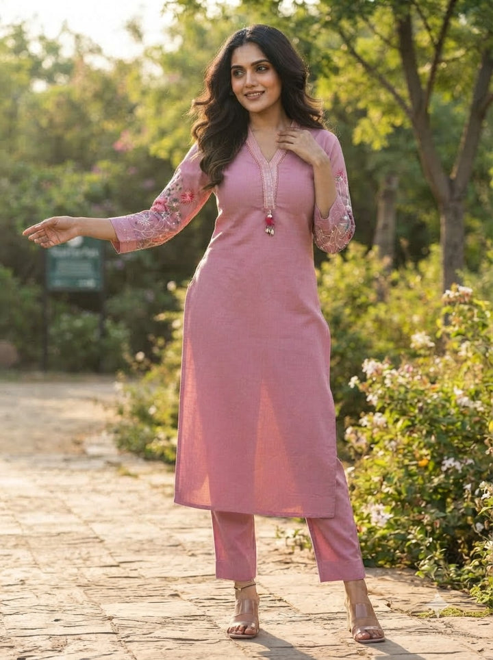 Mohana Cotton  Kurti Set