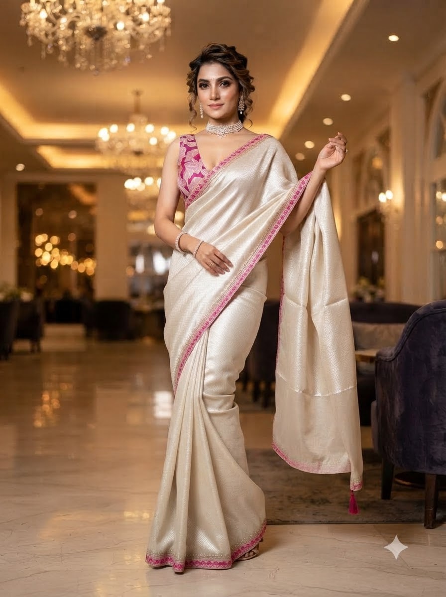 Revolutionary Grace Viscose Satin Silk Saree