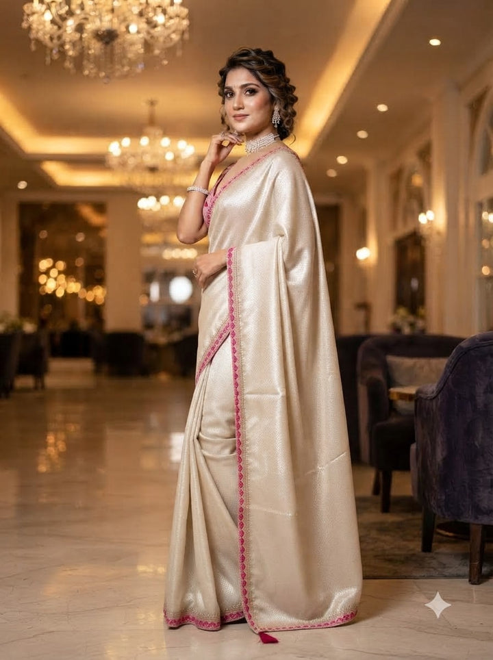 Revolutionary Grace Viscose Satin Silk Saree
