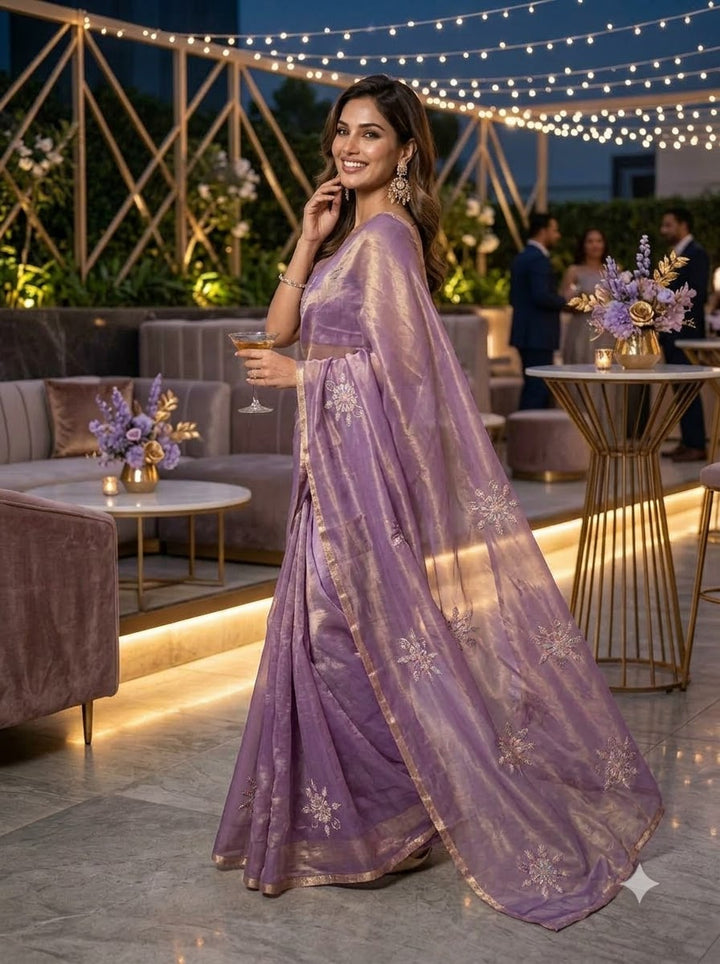 Eyes on Me Fancy Silk Saree