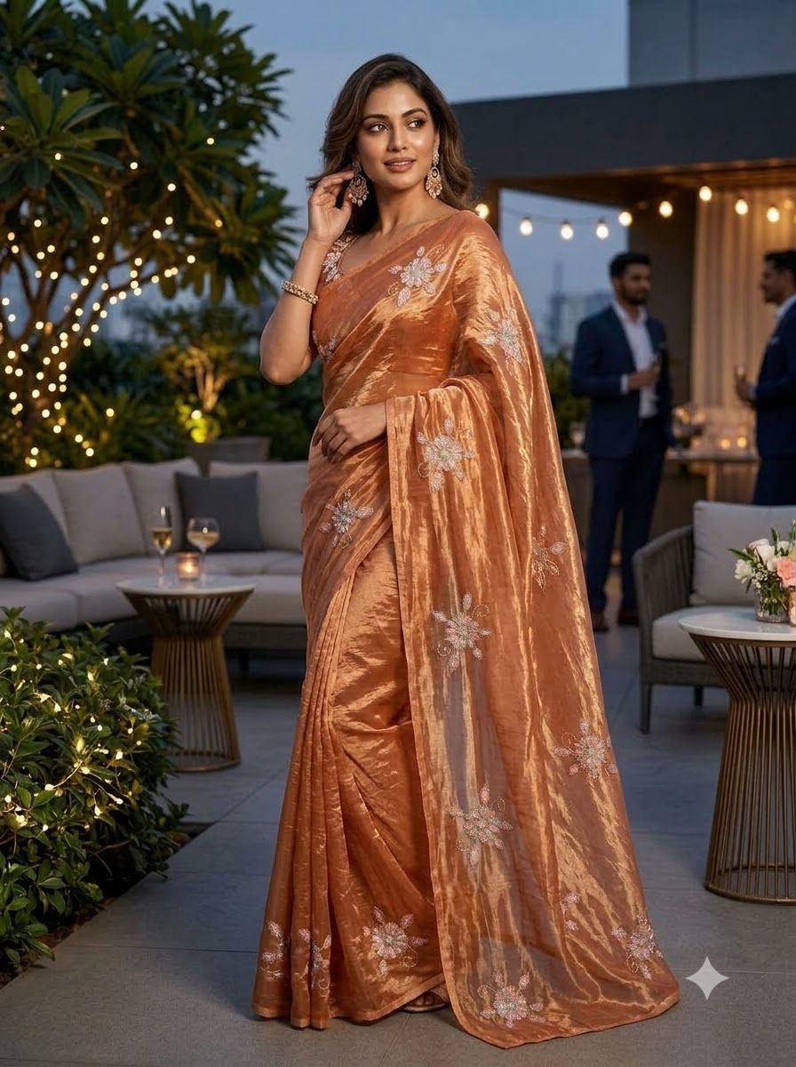 Eyes on Me Fancy Silk Saree