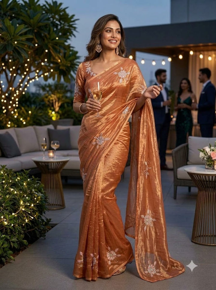 Eyes on Me Fancy Silk Saree
