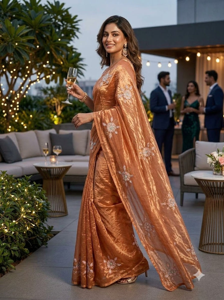 Eyes on Me Fancy Silk Saree
