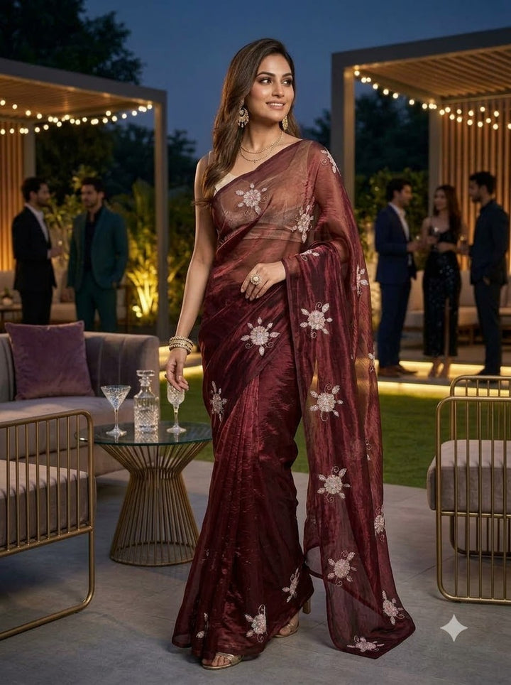 Eyes on Me Fancy Silk Saree