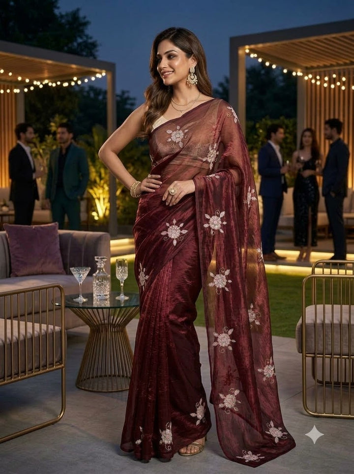 Eyes on Me Fancy Silk Saree