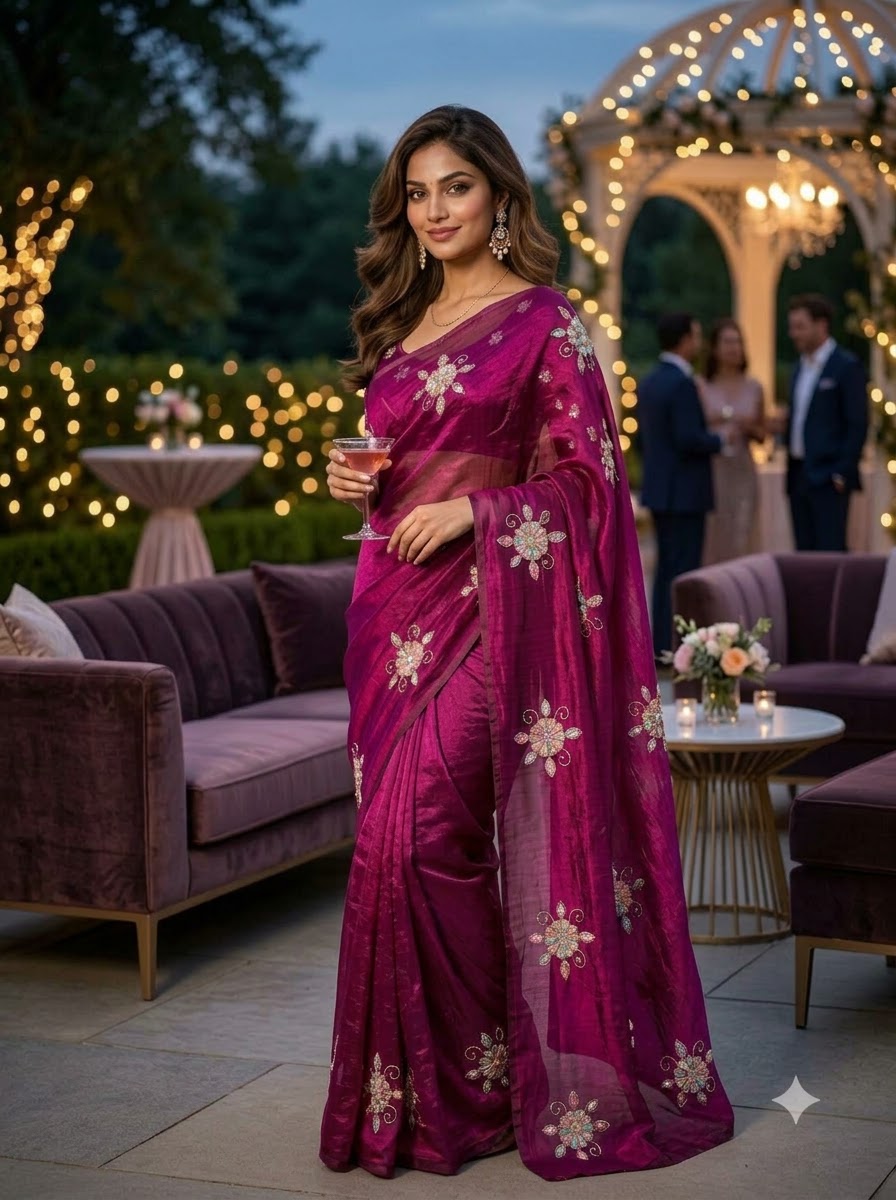 Eyes on Me Fancy Silk Saree