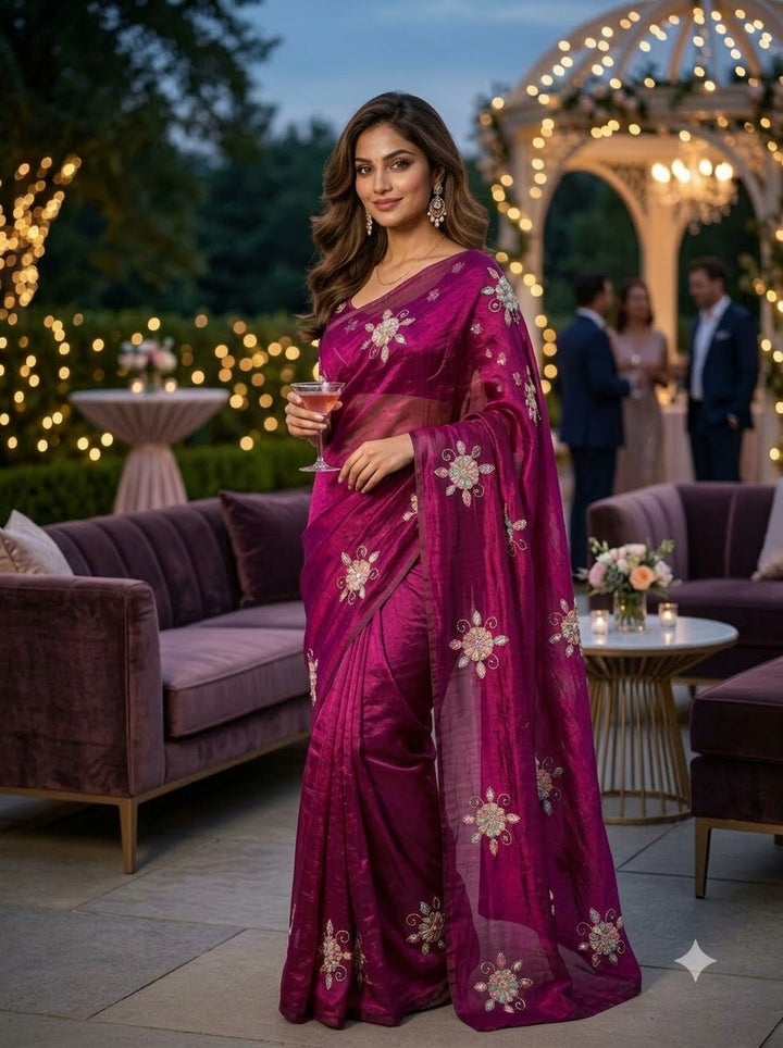 Eyes on Me Fancy Silk Saree