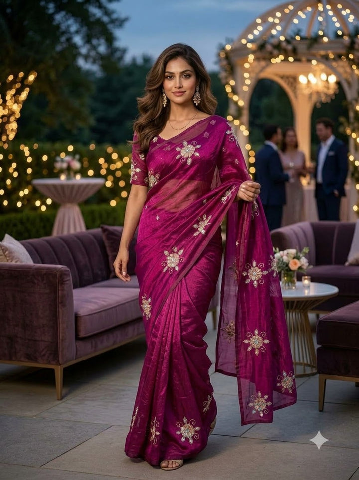 Eyes on Me Fancy Silk Saree