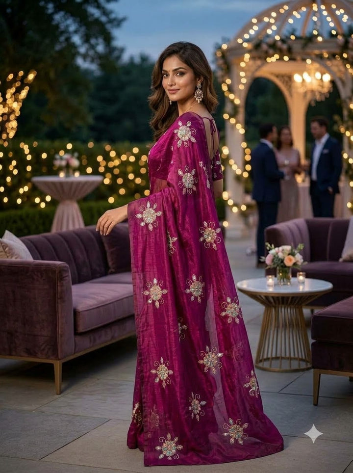 Eyes on Me Fancy Silk Saree